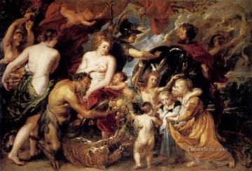 Pedro Pablo Rubens Painting - Paz y guerra Barroco Peter Paul Rubens